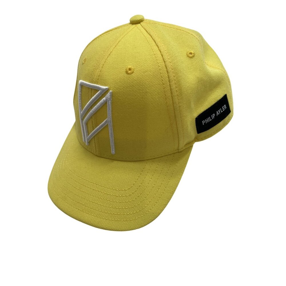 Philip Ayler Wool Blend Hat in Yellow White